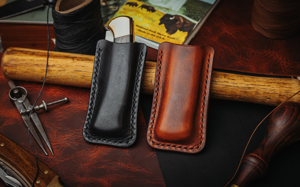 Italian Leather Buck 112 Pocket Sheath