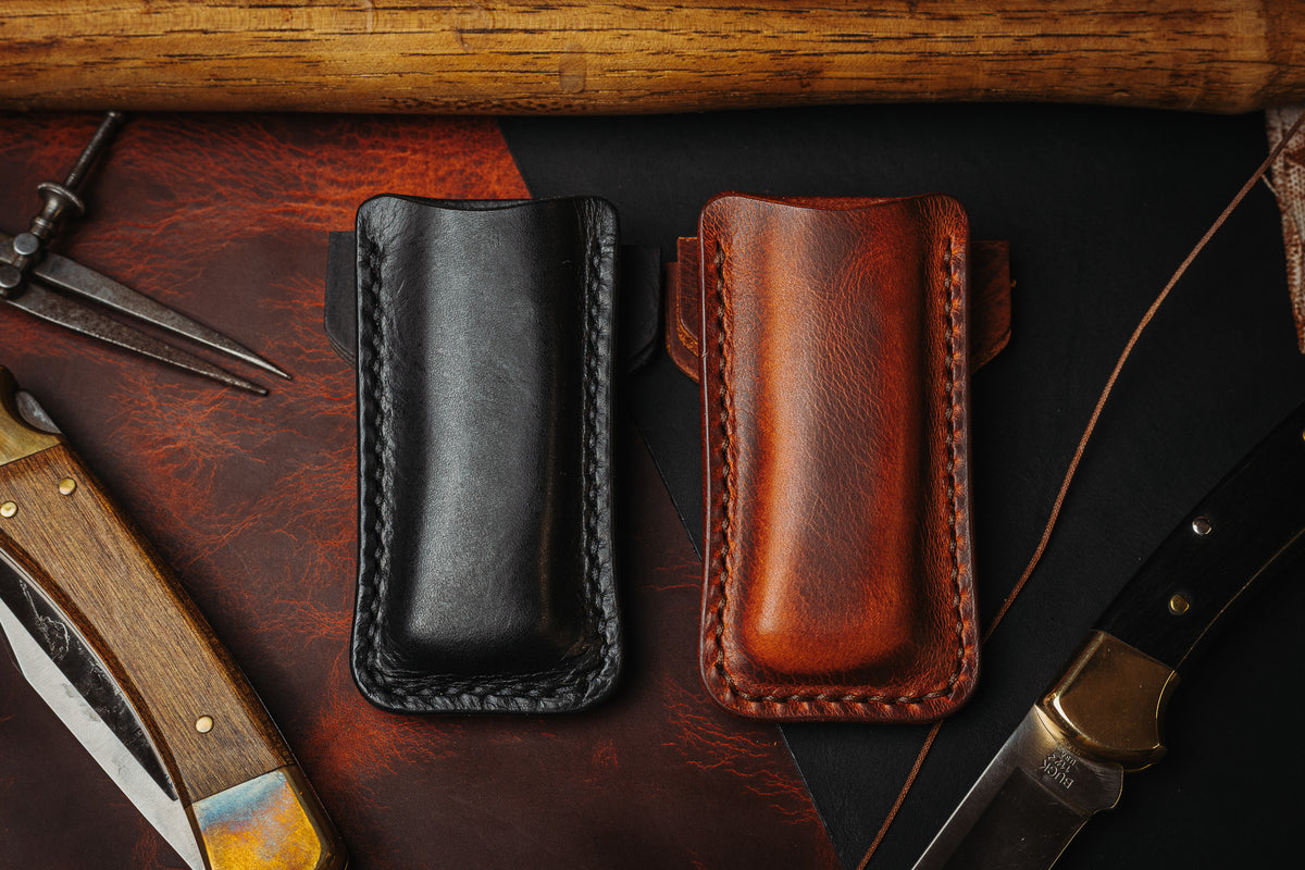 Italian Leather Buck 112 Pocket Sheath